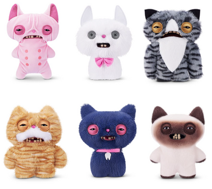 ZURU Fuggler Alley Cats Plush S1 Plush Toys 9-Inch Stuffed Animal Collectible